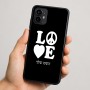 כיסוי בעיצוב אישי עם השם שלך לדגם - Motorola Moto G64 בעיצוב אהבה
