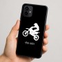 כיסוי בעיצוב אישי עם השם שלך לדגם - Motorola Moto G64 בעיצוב מוטוקרוס