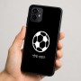 כיסוי בעיצוב אישי עם השם שלך לדגם - Motorola Moto G64 בעיצוב כדורגל כדור כדורגל