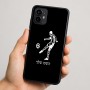 כיסוי בעיצוב אישי עם השם שלך לדגם - Motorola Moto G64 בעיצוב שחקן כדורגל