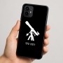 כיסוי בעיצוב אישי עם השם שלך לדגם - Motorola Moto G64 בעיצוב טלסקופ
