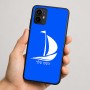 כיסוי בעיצוב אישי עם השם שלך לדגם - Motorola Moto G64 בעיצוב סירה