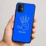 כיסוי בעיצוב אישי עם השם שלך לדגם - Motorola Moto G64 בעיצוב יד