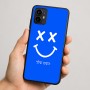 כיסוי בעיצוב אישי עם השם שלך לדגם - Motorola Moto G64 בעיצוב סמיילי
