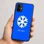 כיסוי בעיצוב אישי עם השם שלך לדגם - Motorola Moto G64 בעיצוב שלג