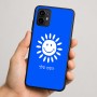 כיסוי בעיצוב אישי עם השם שלך לדגם - Motorola Moto G64 בעיצוב שמש