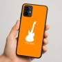 כיסוי בעיצוב אישי עם השם שלך לדגם - Motorola Moto G64 בעיצוב גיטרה