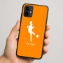 כיסוי בעיצוב אישי עם השם שלך לדגם - Motorola Moto G64 בעיצוב שחקנית כדורגל - אישה
