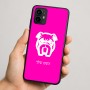 כיסוי בעיצוב אישי עם השם שלך לדגם - Motorola Moto G64 בעיצוב פרצוף בולדוג