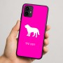 כיסוי בעיצוב אישי עם השם שלך לדגם - Motorola Moto G64 בעיצוב כלב