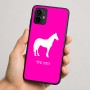 כיסוי בעיצוב אישי עם השם שלך לדגם - Motorola Moto G64 בעיצוב סוס
