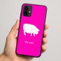 כיסוי בעיצוב אישי עם השם שלך לדגם - Motorola Moto G64 בעיצוב חזיר