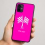 כיסוי בעיצוב אישי עם השם שלך לדגם - Motorola Moto G64 בעיצוב דגל המירוץ