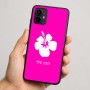 כיסוי בעיצוב אישי עם השם שלך לדגם - Motorola Moto G64 בעיצוב פרח היביסקוס