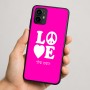 כיסוי בעיצוב אישי עם השם שלך לדגם - Motorola Moto G64 בעיצוב אהבה