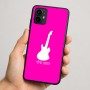 כיסוי בעיצוב אישי עם השם שלך לדגם - Motorola Moto G64 בעיצוב גיטרה