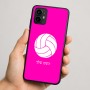 כיסוי בעיצוב אישי עם השם שלך לדגם - Motorola Moto G64 בעיצוב כדור כדורעף