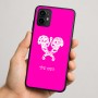 כיסוי בעיצוב אישי עם השם שלך לדגם - Motorola Moto G64 בעיצוב פרחי קרן