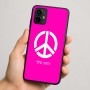 כיסוי בעיצוב אישי עם השם שלך לדגם - Motorola Moto G64 בעיצוב סמל השלום