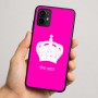 כיסוי בעיצוב אישי עם השם שלך לדגם - Motorola Moto G64 בעיצוב כתר מלכותי