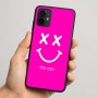 כיסוי בעיצוב אישי עם השם שלך לדגם - Motorola Moto G64 בעיצוב סמיילי