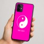כיסוי בעיצוב אישי עם השם שלך לדגם - Motorola Moto G64 בעיצוב סמל יינג יאנג