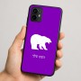 כיסוי בעיצוב אישי עם השם שלך לדגם - Motorola Moto G64 בעיצוב דוב