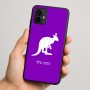 כיסוי בעיצוב אישי עם השם שלך לדגם - Motorola Moto G64 בעיצוב קנגורו