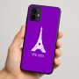 כיסוי בעיצוב אישי עם השם שלך לדגם - Motorola Moto G64 בעיצוב מגדל אייפל
