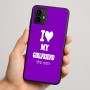 כיסוי בעיצוב אישי עם השם שלך לדגם - Motorola Moto G64 בעיצוב אוהב את החברה שלי