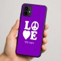 כיסוי בעיצוב אישי עם השם שלך לדגם - Motorola Moto G64 בעיצוב אהבה