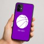 כיסוי בעיצוב אישי עם השם שלך לדגם - Motorola Moto G64 בעיצוב כדורסל