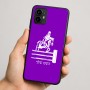 כיסוי בעיצוב אישי עם השם שלך לדגם - Motorola Moto G64 בעיצוב רוכב סוסים