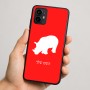 כיסוי בעיצוב אישי עם השם שלך לדגם - Motorola Moto G64 בעיצוב קרנף