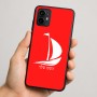 כיסוי בעיצוב אישי עם השם שלך לדגם - Motorola Moto G64 בעיצוב סירה