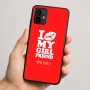 כיסוי בעיצוב אישי עם השם שלך לדגם - Motorola Moto G64 בעיצוב לנשק את החברה שלי
