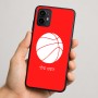 כיסוי בעיצוב אישי עם השם שלך לדגם - Motorola Moto G64 בעיצוב כדורסל