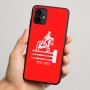 כיסוי בעיצוב אישי עם השם שלך לדגם - Motorola Moto G64 בעיצוב רוכב סוסים