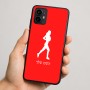 כיסוי בעיצוב אישי עם השם שלך לדגם - Motorola Moto G64 בעיצוב רץ רץ אישה