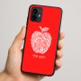 כיסוי בעיצוב אישי עם השם שלך לדגם - Motorola Moto G64 בעיצוב הדפס תפוח