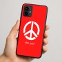 כיסוי בעיצוב אישי עם השם שלך לדגם - Motorola Moto G64 בעיצוב סמל השלום