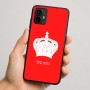 כיסוי בעיצוב אישי עם השם שלך לדגם - Motorola Moto G64 בעיצוב כתר מלכותי