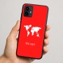 כיסוי בעיצוב אישי עם השם שלך לדגם - Motorola Moto G64 בעיצוב מפת העולם