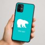 כיסוי בעיצוב אישי עם השם שלך לדגם - Motorola Moto G64 בעיצוב דוב
