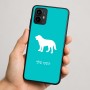 כיסוי בעיצוב אישי עם השם שלך לדגם - Motorola Moto G64 בעיצוב כלב