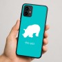 כיסוי בעיצוב אישי עם השם שלך לדגם - Motorola Moto G64 בעיצוב קרנף