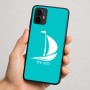 כיסוי בעיצוב אישי עם השם שלך לדגם - Motorola Moto G64 בעיצוב סירה
