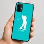 כיסוי בעיצוב אישי עם השם שלך לדגם - Motorola Moto G64 בעיצוב שחקן גולף