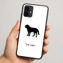 כיסוי בעיצוב אישי עם השם שלך לדגם - Motorola Moto G64 בעיצוב כלב