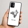 כיסוי בעיצוב אישי עם השם שלך לדגם - Motorola Moto G64 בעיצוב רוכב טרקטורונים